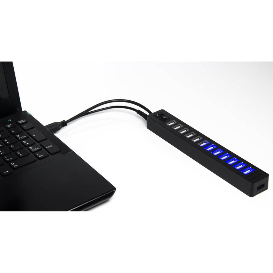 Sabrent 13-Port Usb 2.0 Hub With Power Adapter Hb-U14P-Pk20