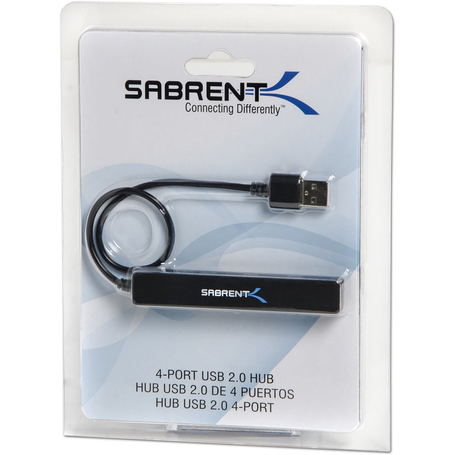 Sabrent 4 Port Portable Usb 2.0 Hub (9.5" Cable)