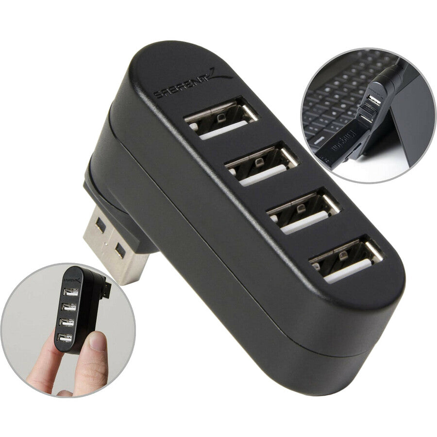 Sabrent 4-Port Usb 2.0 Rotatable Hub