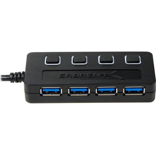 Sabrent 4-Port Usb 3.0 Hub With Power Switches