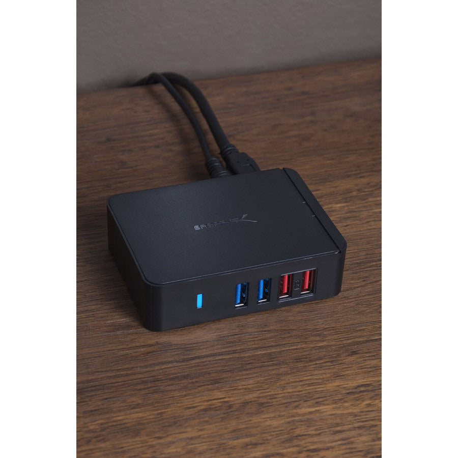 Sabrent 7 Port Usb 3.0 Hub + 2 Charging Ports With 12V/4A Power Adapter