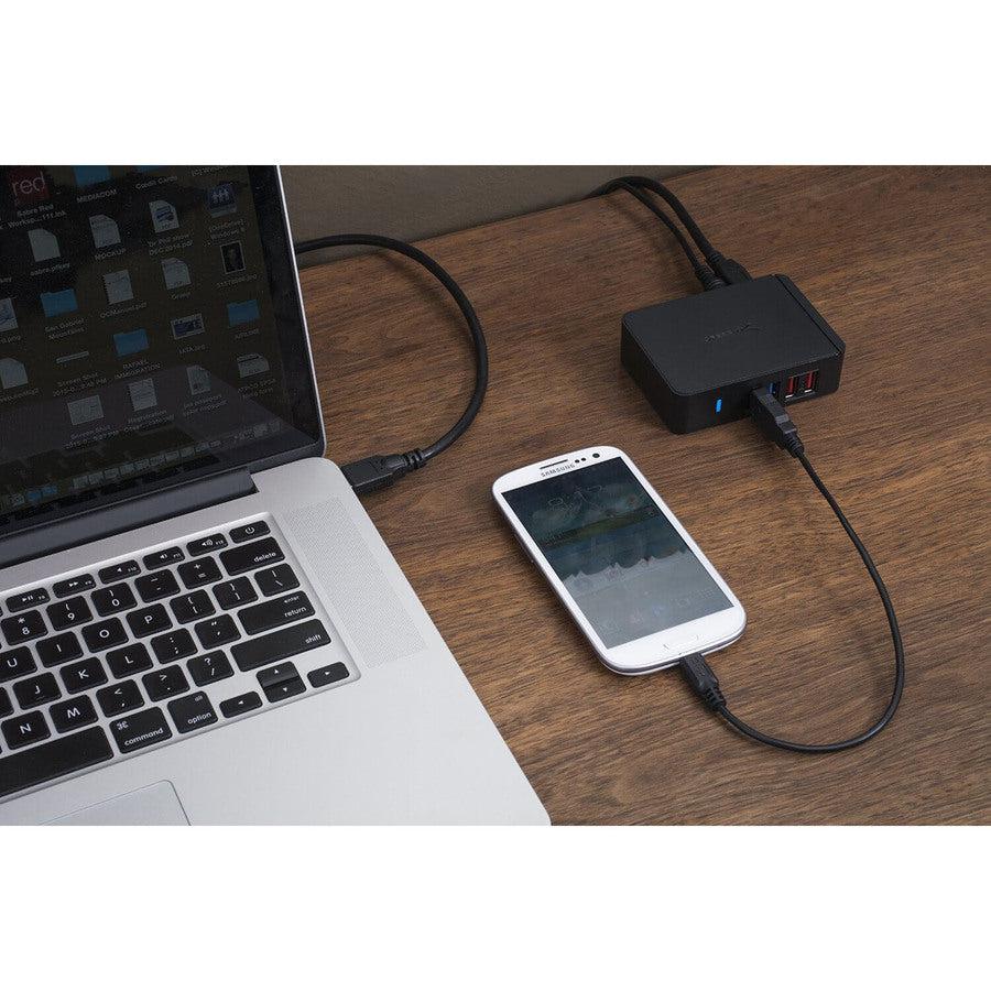 HB-U930-PK20 Sabrent 7 Port Usb 3.0 Hub + 2 Charging Ports With