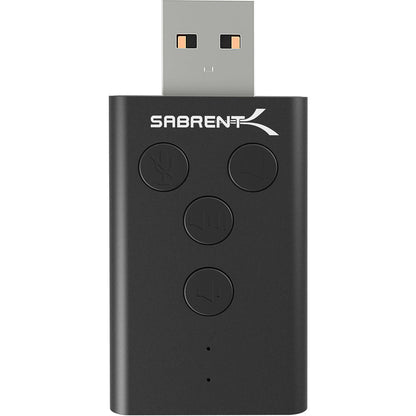 Sabrent Aluminum Usb External 3D Stereo Sound Adapter For Windows And Mac