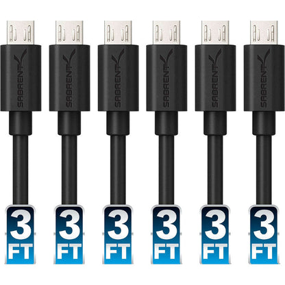 Sabrent Cb-Um63 Sync/Charge Micro-Usb/Usb Data Transfer Cable