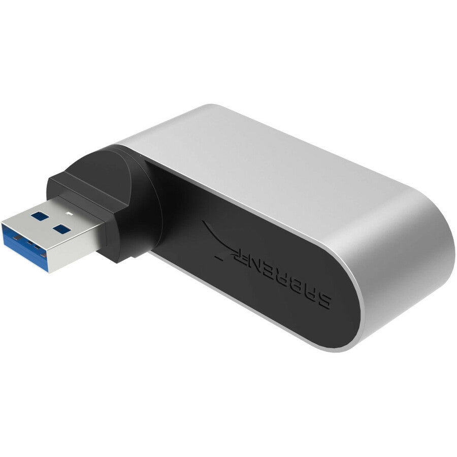 Sabrent Premium 3-Port Aluminum Mini Usb 3.0 Rotatable Hub [90&Deg;/180&Deg; Degree Rotatable]