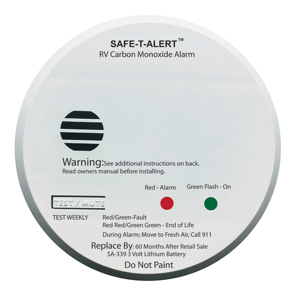 Safe-T-Alert SA-339 White RV Battery Powered CO2 Detector