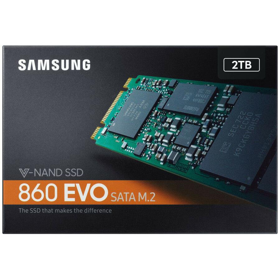 Samsung 860 Evo Series M.2 2280 2Tb Sata Iii V-Nand 3-Bit Mlc Internal Solid State Drive (Ssd) Mz-N6E2T0Bw