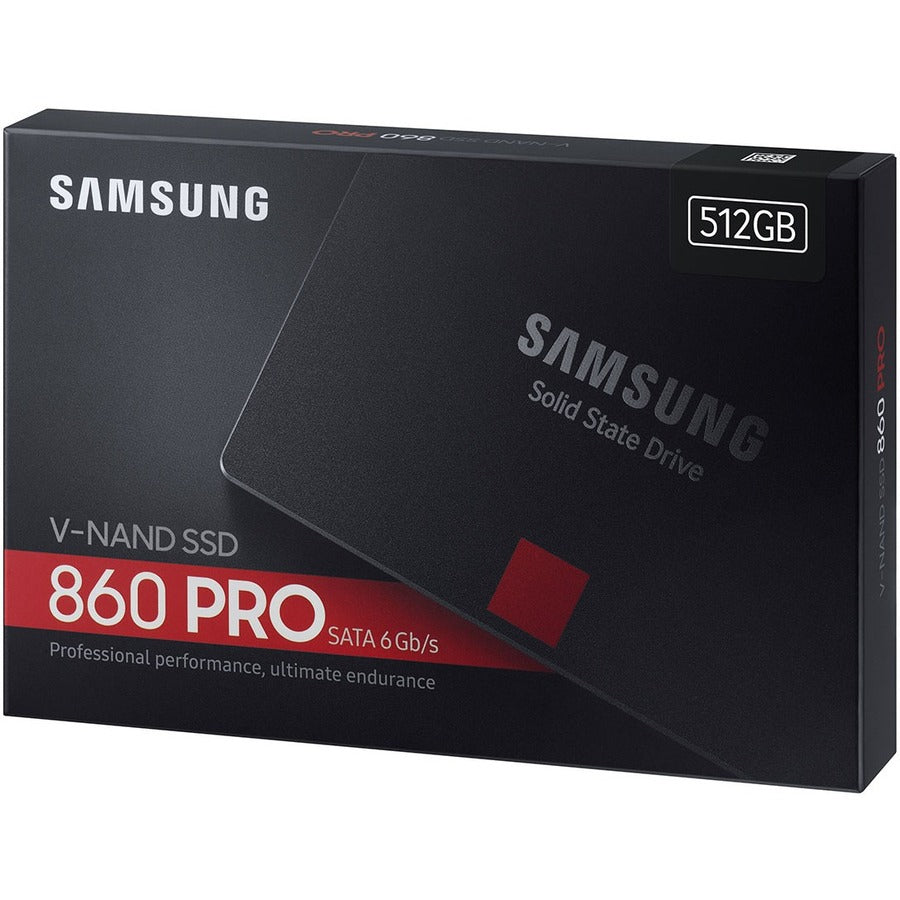 Samsung 860 Pro Mz-76P512Bw 512 Gb Solid State Drive - 2.5" Internal - Sata (Sata/600)