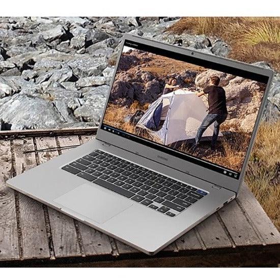 Samsung Chromebook 4+ Xe350Xba-K05Us 15.6 Inch Intel Celeron N4000 1.1Ghz/ 4Gb Ddr4/ 128Gb Ssd Emmc/ Chrome Os Notebook (Silver)
