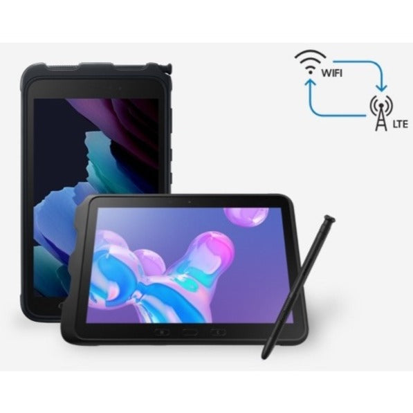Samsung Galaxy Tab Active3 Rugged Tablet - 8" Wuxga - Octa-Core (8 Core) 2.70 Ghz 1.70 Ghz - 4 Gb Ram - 64 Gb Storage - Android 10 - 4G - Black