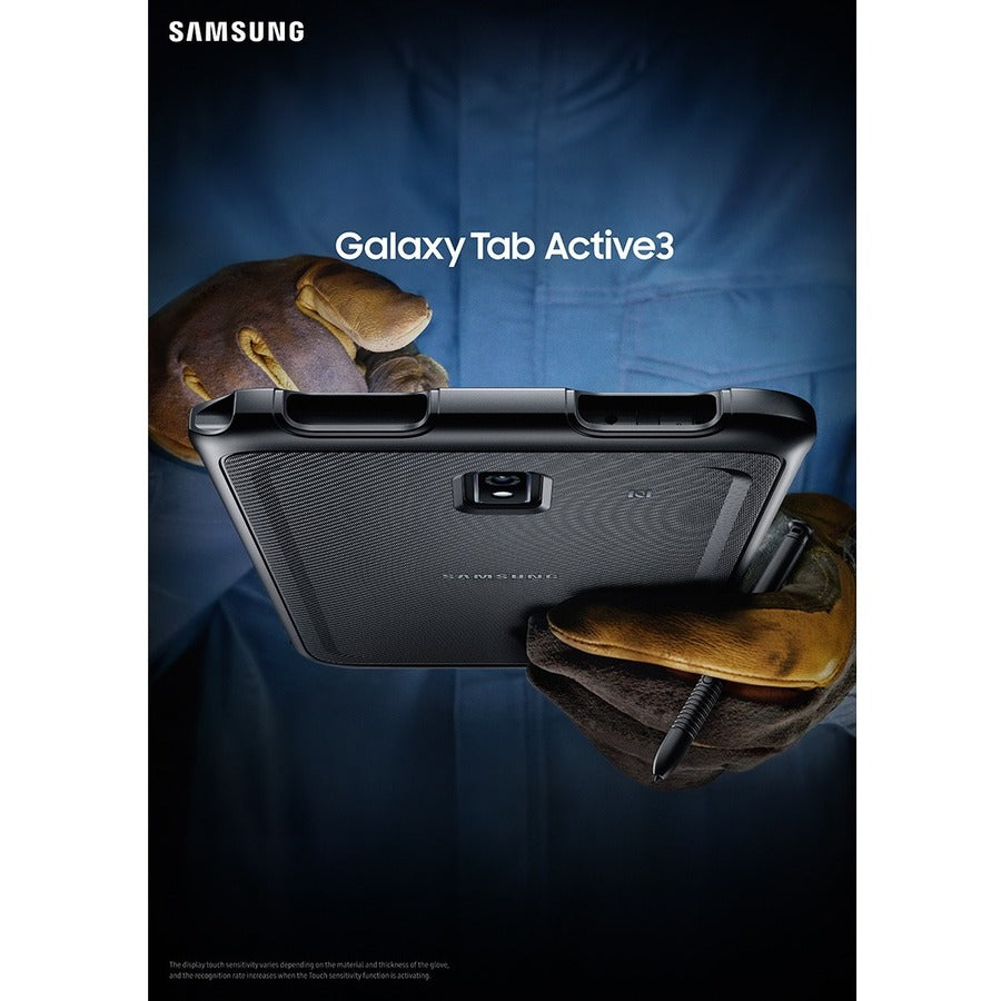 Samsung Galaxy Tab Active3 Rugged Tablet - 8" Wuxga - Octa-Core (8 Core) 2.70 Ghz 1.70 Ghz - 4 Gb Ram - 64 Gb Storage - Android 10 - Black