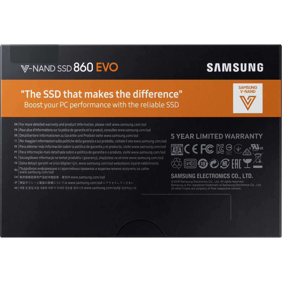 Samsung-Imsourcing 860 Evo Mz-76E250Bw 250 Gb Solid State Drive - 2.5" Internal - Sata (Sata/600)