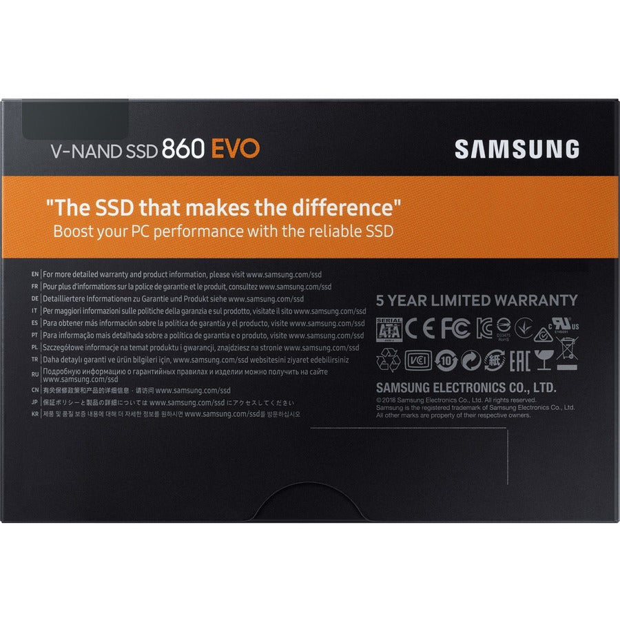 Samsung-Imsourcing 860 Evo Mz-76E2T0Bw 2 Tb Solid State Drive - 2.5" Internal - Sata (Sata/600)