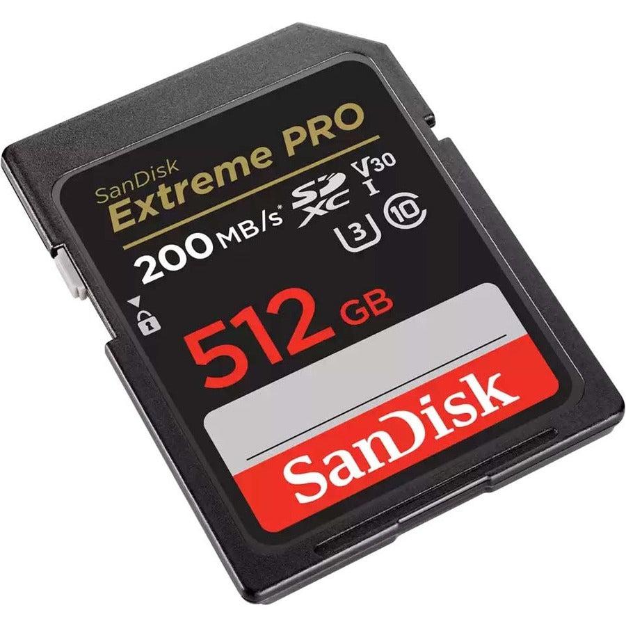 Sandisk Extreme Pro 512 Gb Class 3/Uhs-I (U3) V30 Sdxc