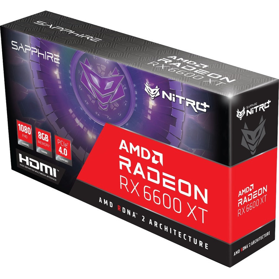 Sapphire Amd Radeon Rx 6600 Xt Graphic Card - 8 Gb Gddr6