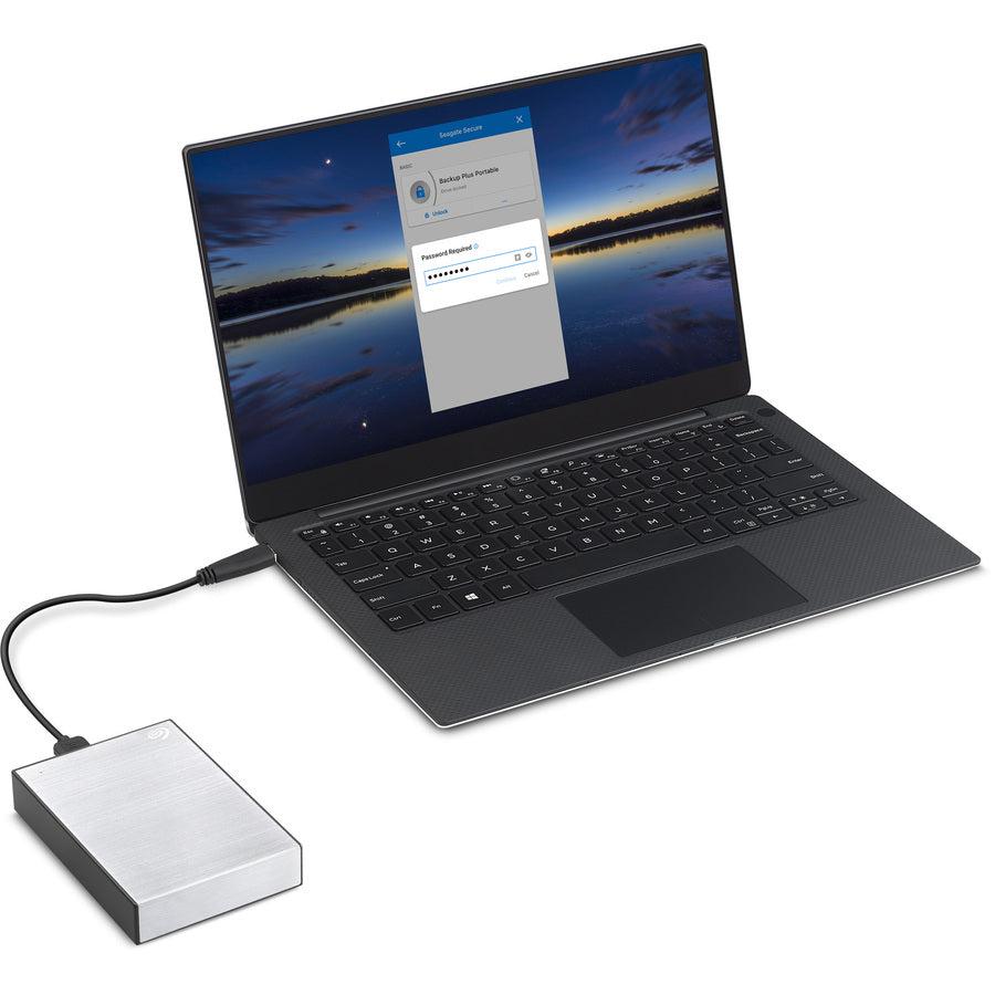 Seagate 4Tb Backup Plus Portable External Hard Drive Usb 3.0 Sthp4000401 Silver + 1Yr Mylio Create + 2Mo Adobe Cc Photography