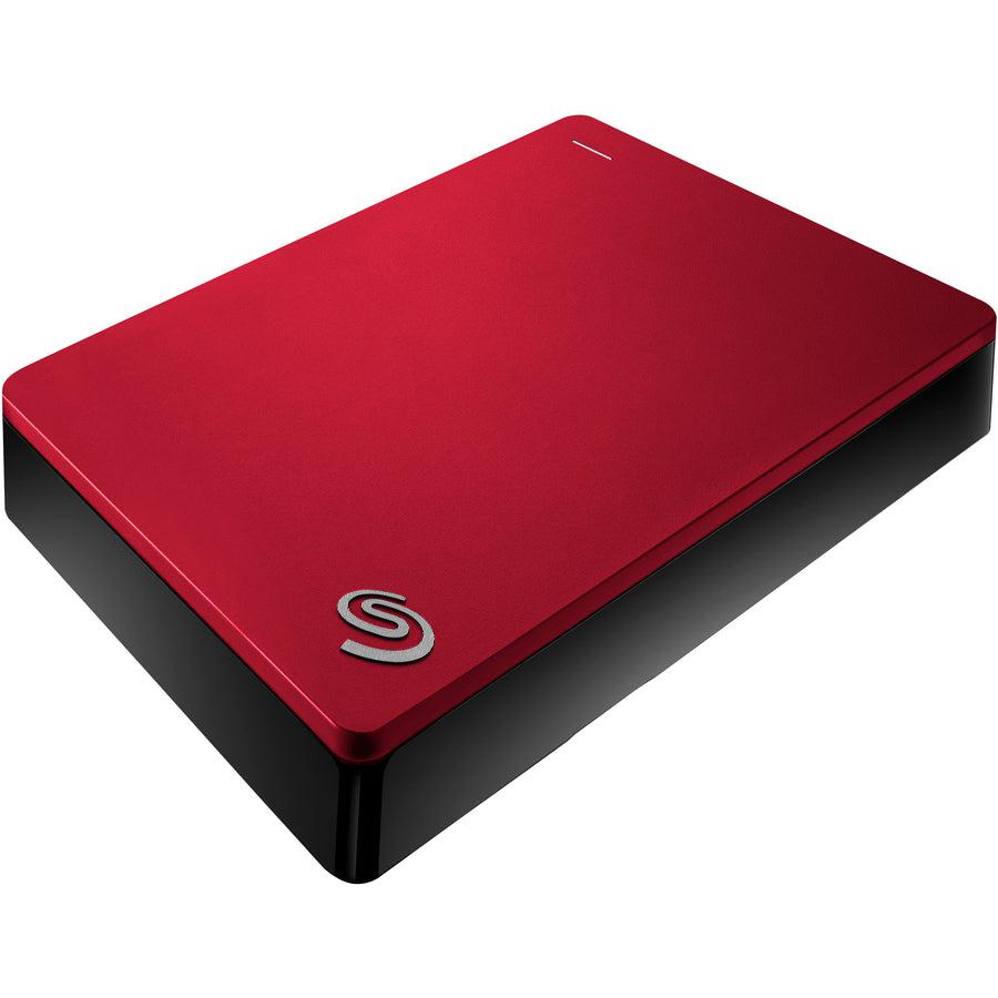 Seagate Backup Plus 5Tb Usb 3.0 Portable External Hard Drive - Stdr5000103 (Red)