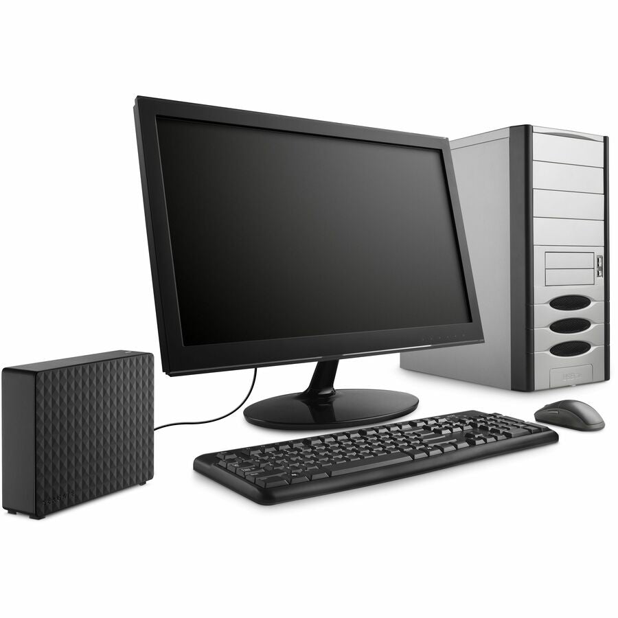 Seagate Expansion Desktop Hard Drive 8Tb Hdd External - Pc Windows Ps4 & Xbox - Usb 2.0 & 3.0 Black (Steb8000100)