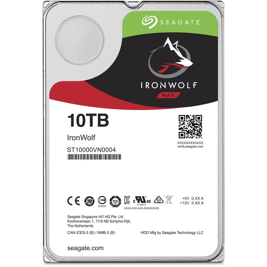 Seagate-Imsourcing Ironwolf St10000Vn0004 10 Tb Hard Drive - 3.5" Internal - Sata (Sata/600)