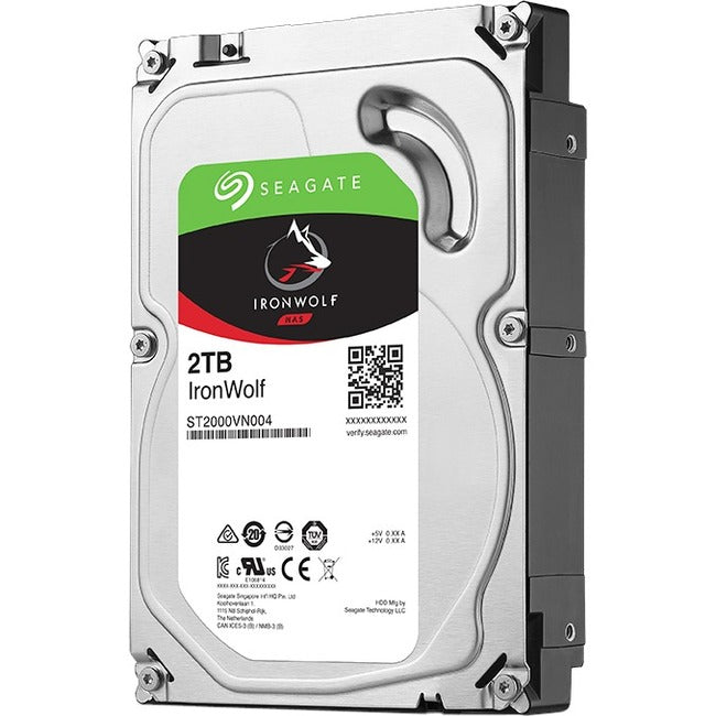 Seagate Ironwolf St2000Vn004 2 Tb Hard Drive - 3.5" Internal - Sata (Sata/600) - Conventional Magnetic Recording (Cmr) Method St2000Vn004-20Pk