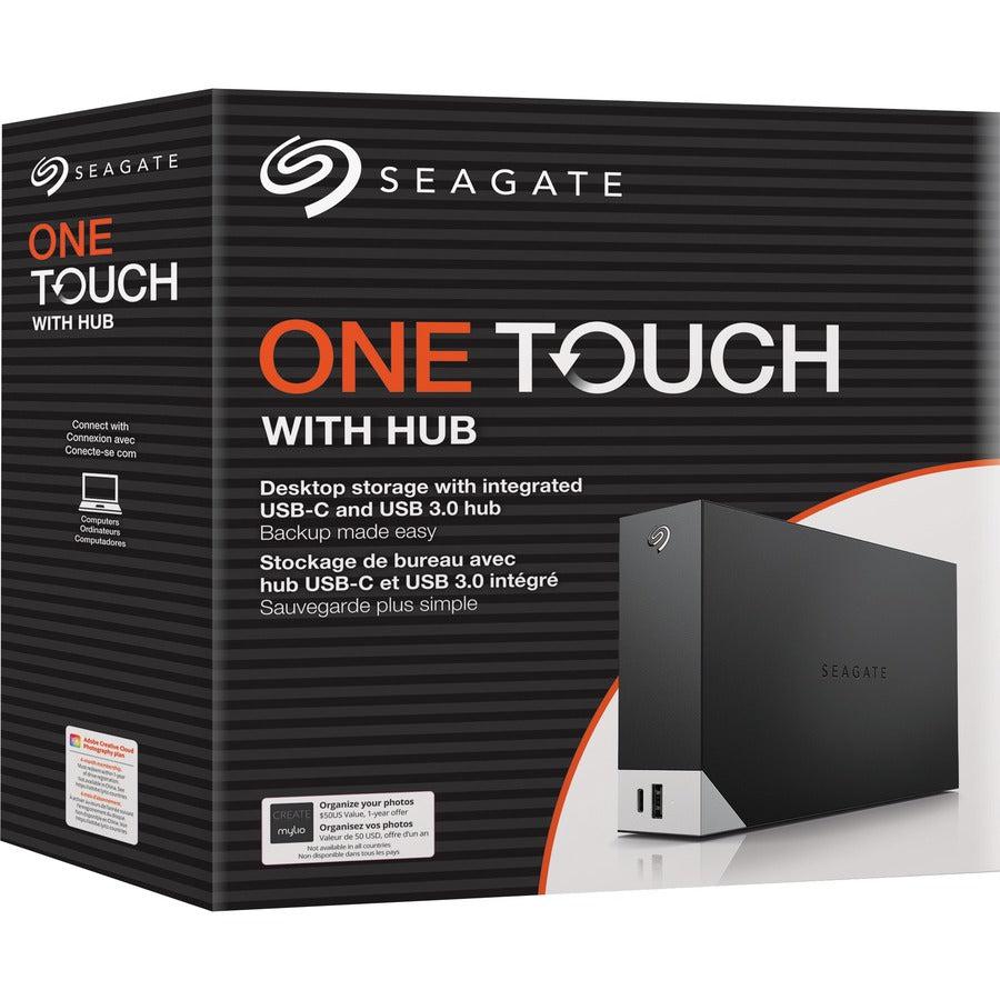 Seagate One Touch Stlc14000400 14 Tb Hard Drive - 3.5" External - Sata (Sata/600) - Black
