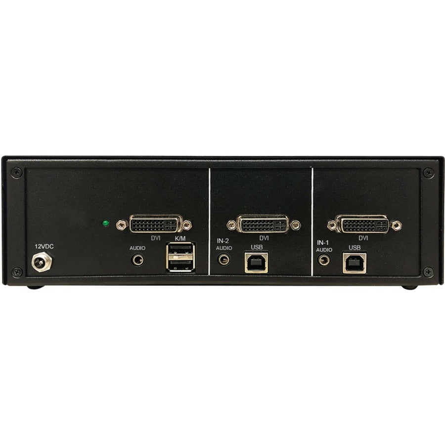 Secure Kvm Switch 2-Port Dvi To,Dvi Single Head Niap Pp4.0 Taa