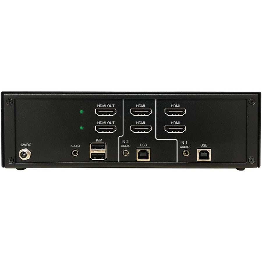 Secure Kvm Switch 2Port Dual,Head Hdmi To Hdmi 4K Niap Pp4.0