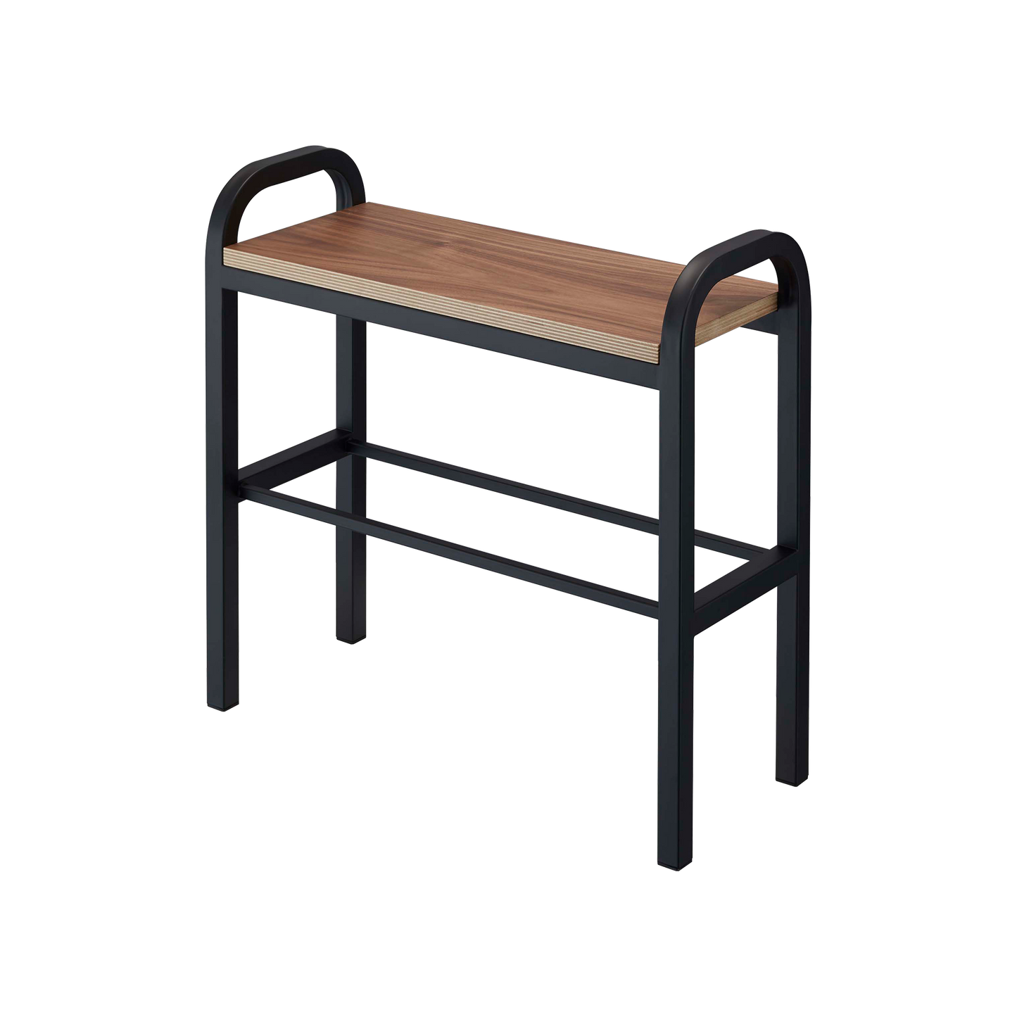 Shoe Organizer & Bench (18" H) - Steel + Wood