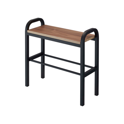 Shoe Organizer & Bench (18" H) - Steel + Wood