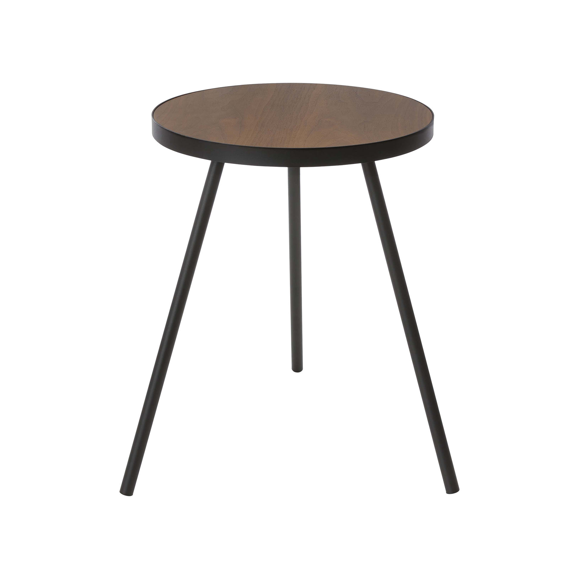 Side Table (20" H) - Steel + Wood