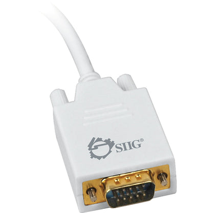 Siig 3Ft Mini Displayport To Vga Converter Cable (Mdp To Vga)