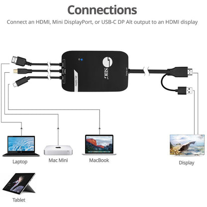 Siig 3X1 Hdmi 4K Multi Format Presentation Switcher - Byod