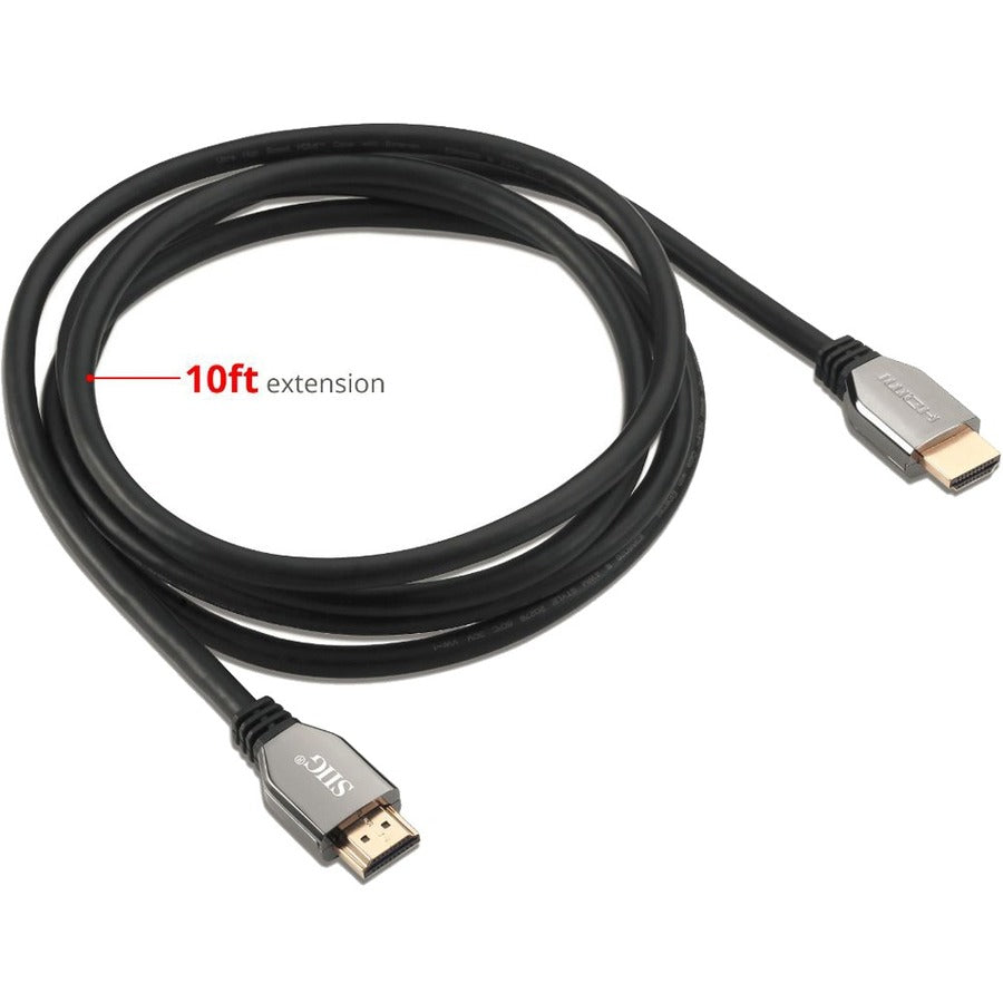 Siig 8K Ultra High Speed Hdmi Cable - 10Ft