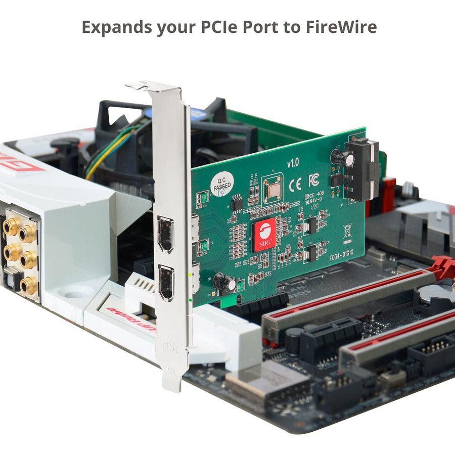 Siig Dual Profile 2 Port Firewire Pcie