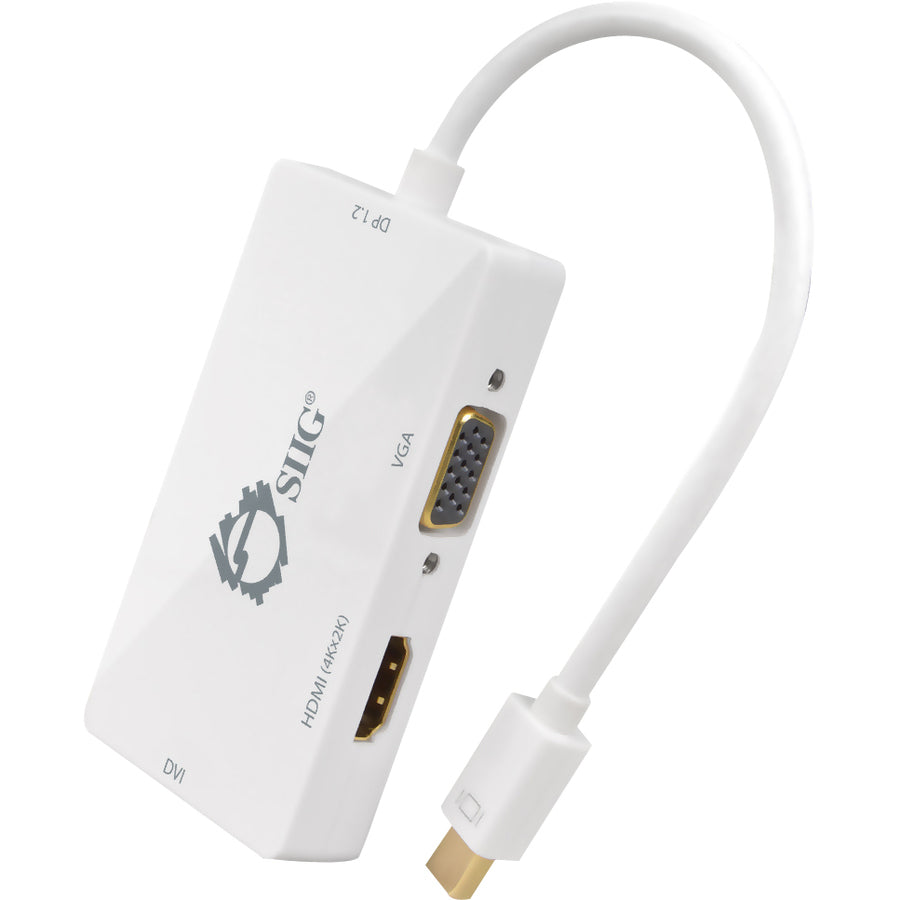 Siig Mini Displayport 1.2 To 4K Hdmi/Dvi/Vga Conversion Adapter