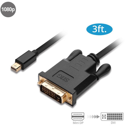 Siig Mini Displayport To Dvi 3Ft Cable