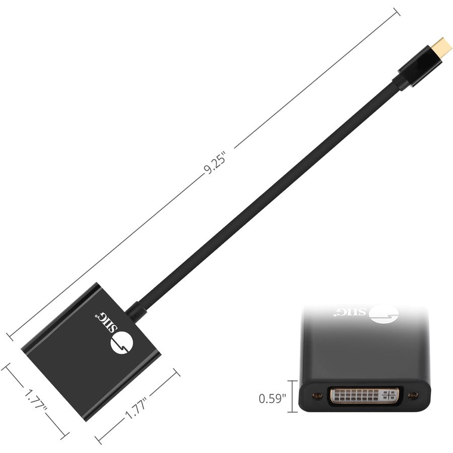 Siig Mini Displayport To Dvi Adapter - Active