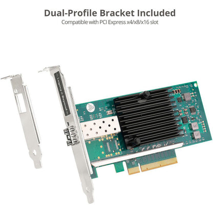 Siig Single Port 10G Sfp+ Ethernet Network Pci Express