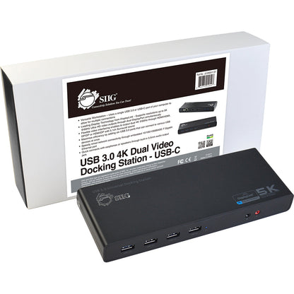 Siig Usb 3.0 4K Dual Video Docking Station - Usb-C