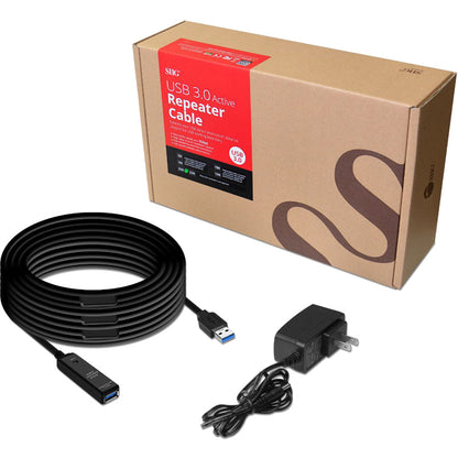 Siig Usb 3.0 Active Repeater Cable - 25M