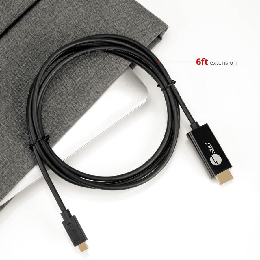 Siig Usb-C To 4K60Hz Hdr Hdmi 2.0 Active Cable - 2M