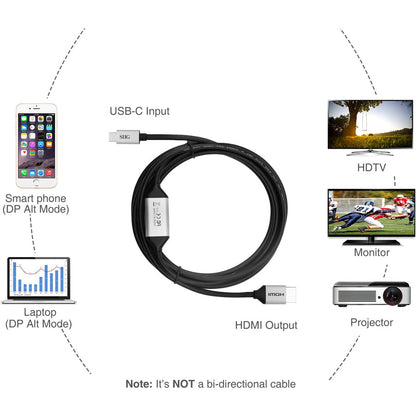 Siig Usb-C To Hdmi 4K 60Hz Active Cable - 5M