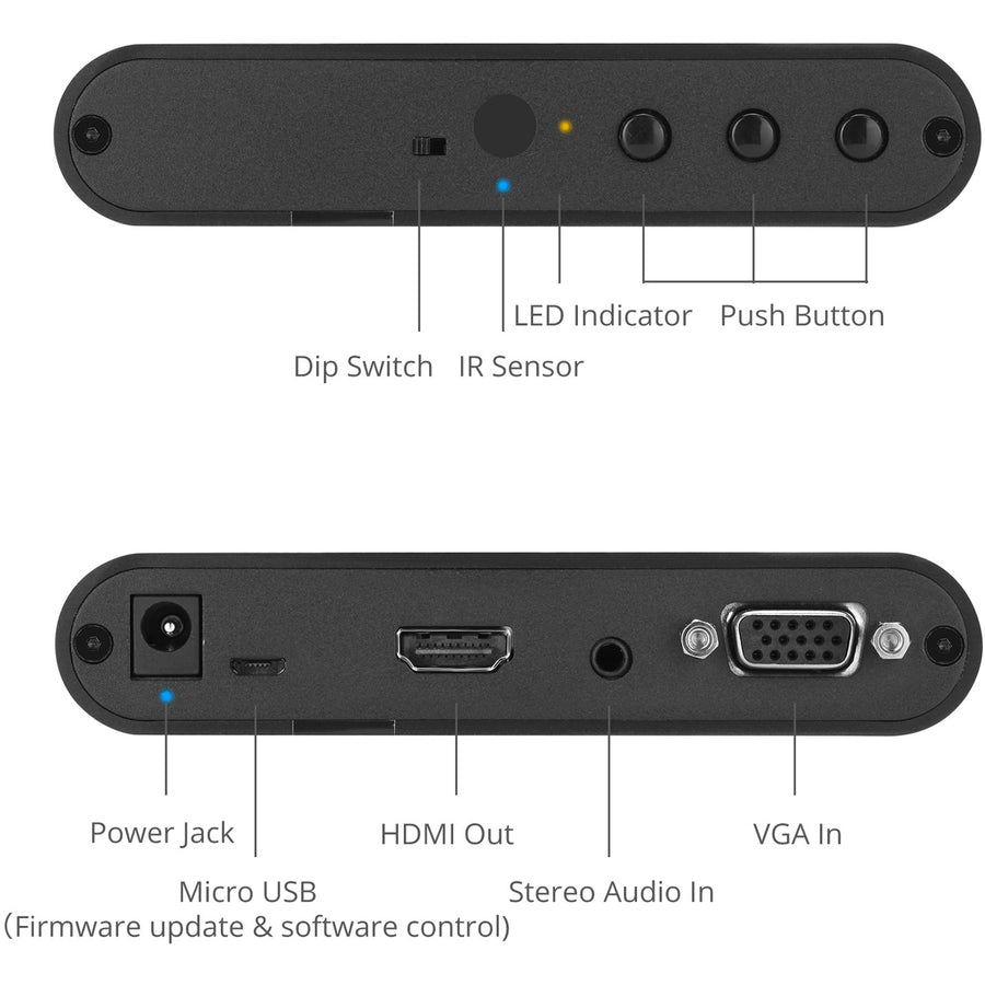 Siig Vga & Audio To Hdmi Scaler Converter