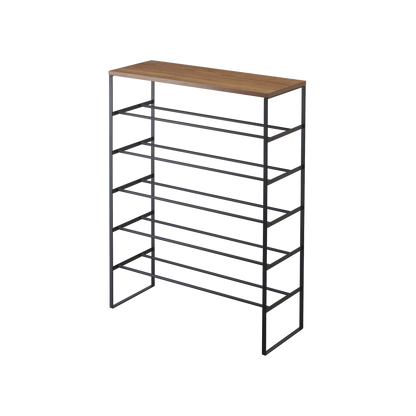 Six-Tier Shoe Rack (34" H) - Steel