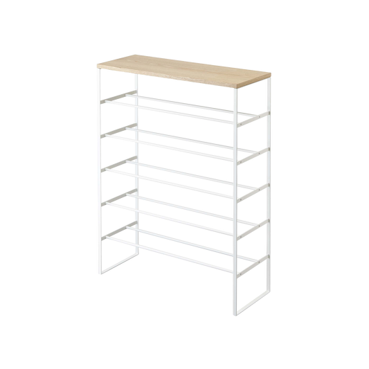 Six-Tier Shoe Rack (34" H) - Steel