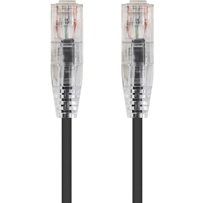 Slimrun Cat6 Utp Cable-1Ft Black