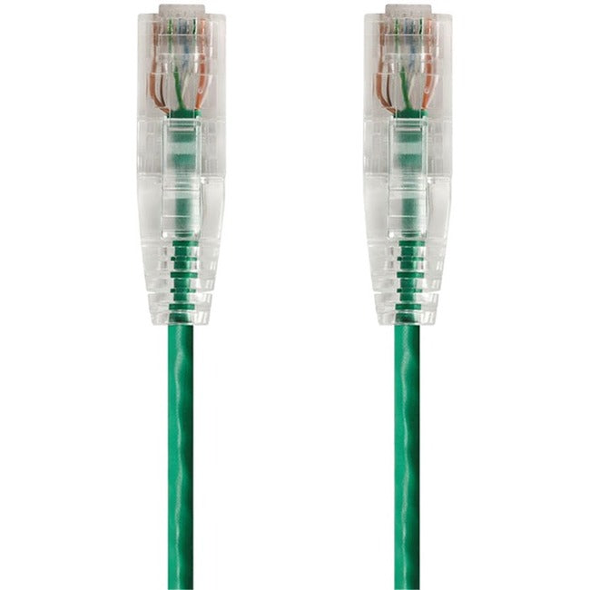 Slimrun Cat6 Utp Cable-20Ft Green