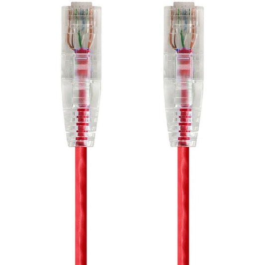 Slimrun Cat6 Utp Cable-2Ft Red