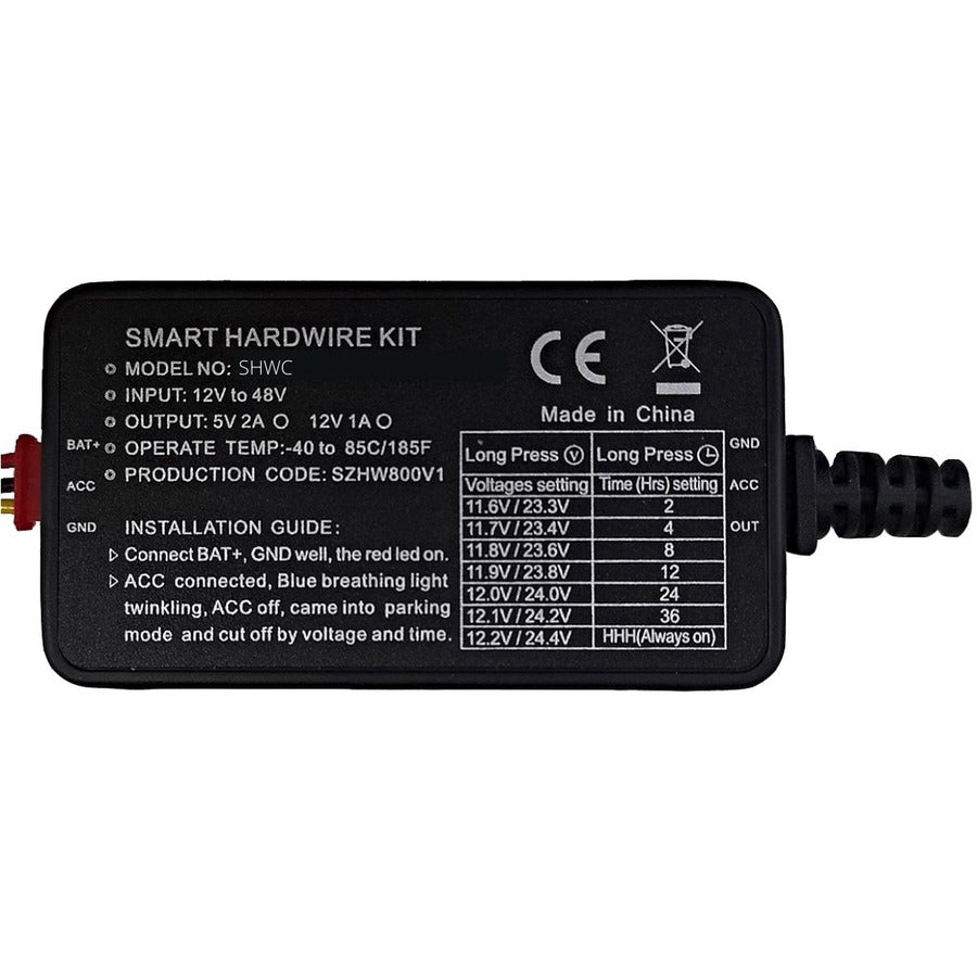 Smart Hardwire Kit,For 24/7 Surveillance
