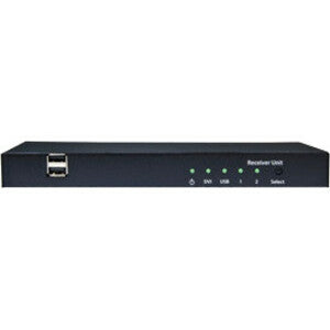 Smartavi 2 Dvi-D And Usb Switch With Integrated Extender, Over Cat6 Stp Extender